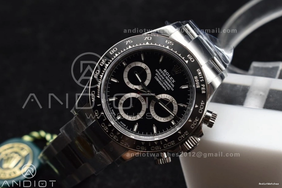 SH Black Edition Flexible 492 and 2023 Case 1:1 Dial Bracelet ZF 904L SS Daytona 126500 Best 1223